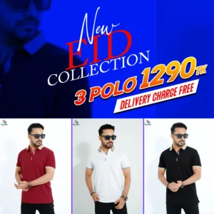 3 Pcs Polo T-Shirt